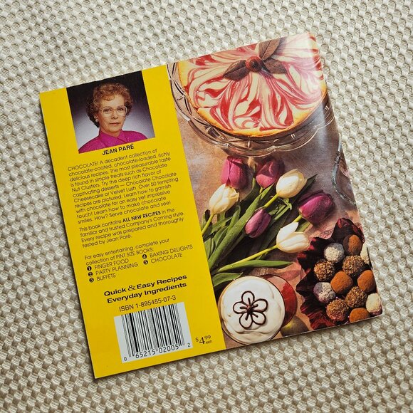4/$20 Company's Coming - Vintage Pint Size Books - Chocolate - Jean Pare - Picture 4 of 4